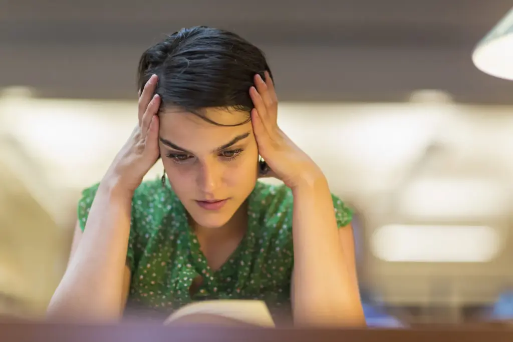 stressed student
